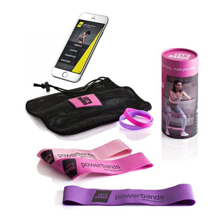 Élastique de résistance Powerbands Set Lady Let's Bands