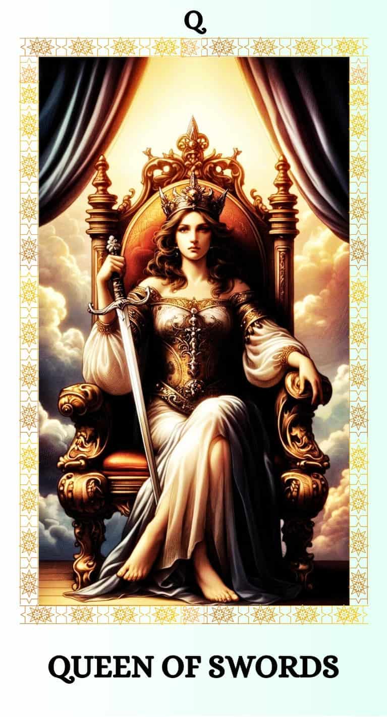 queen of swords tarot card