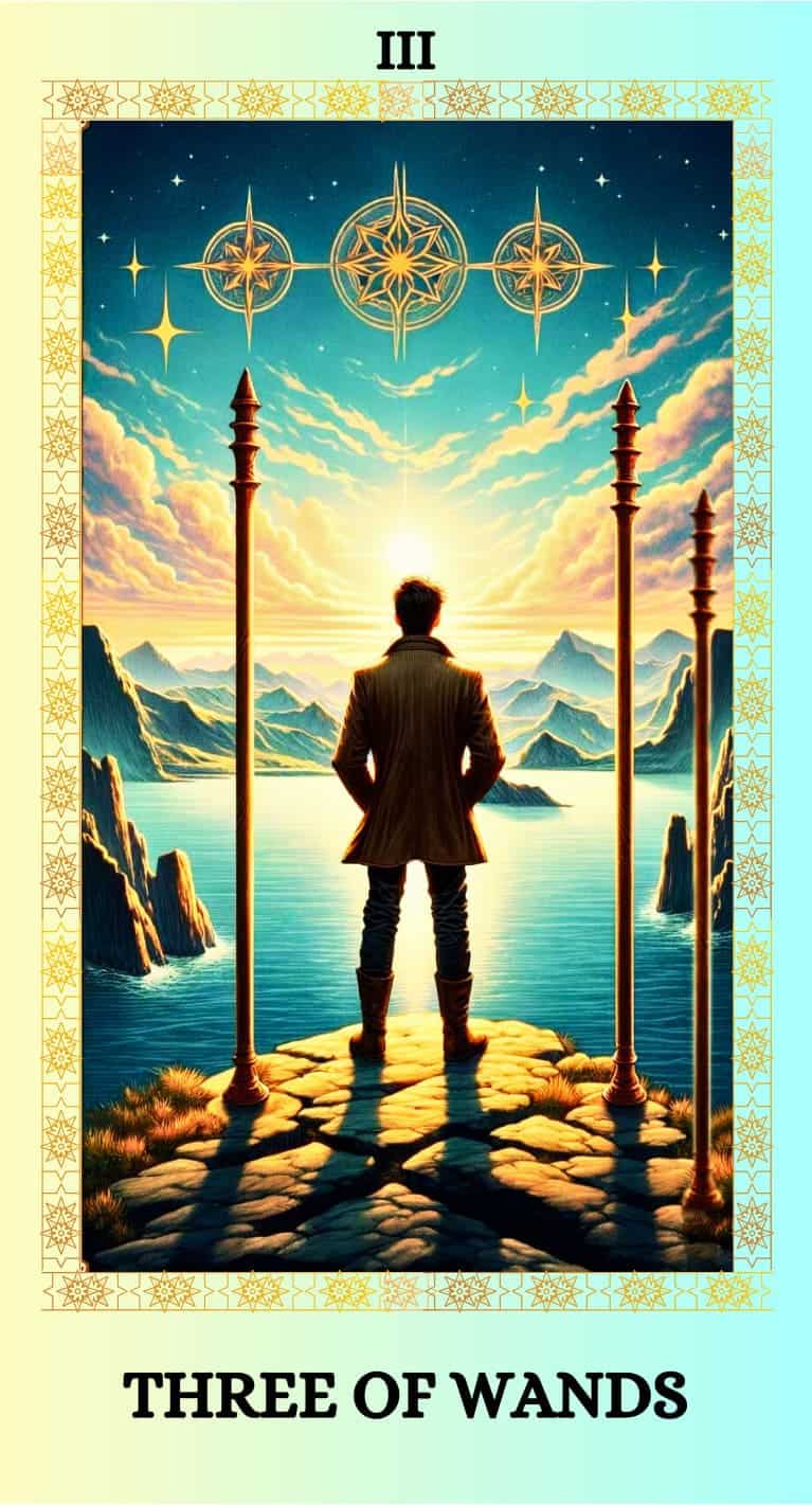 three of wands tarot card