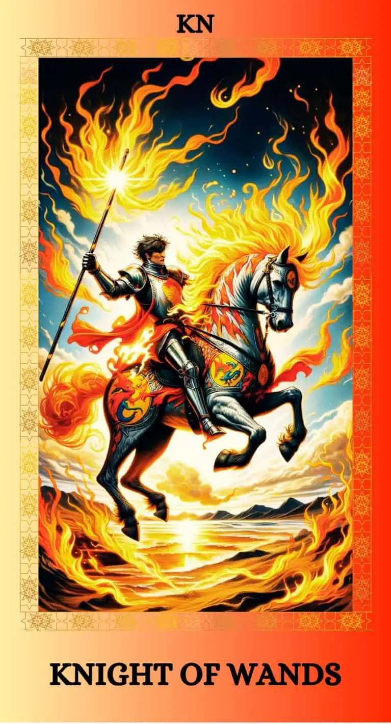 knight of wands tarot card