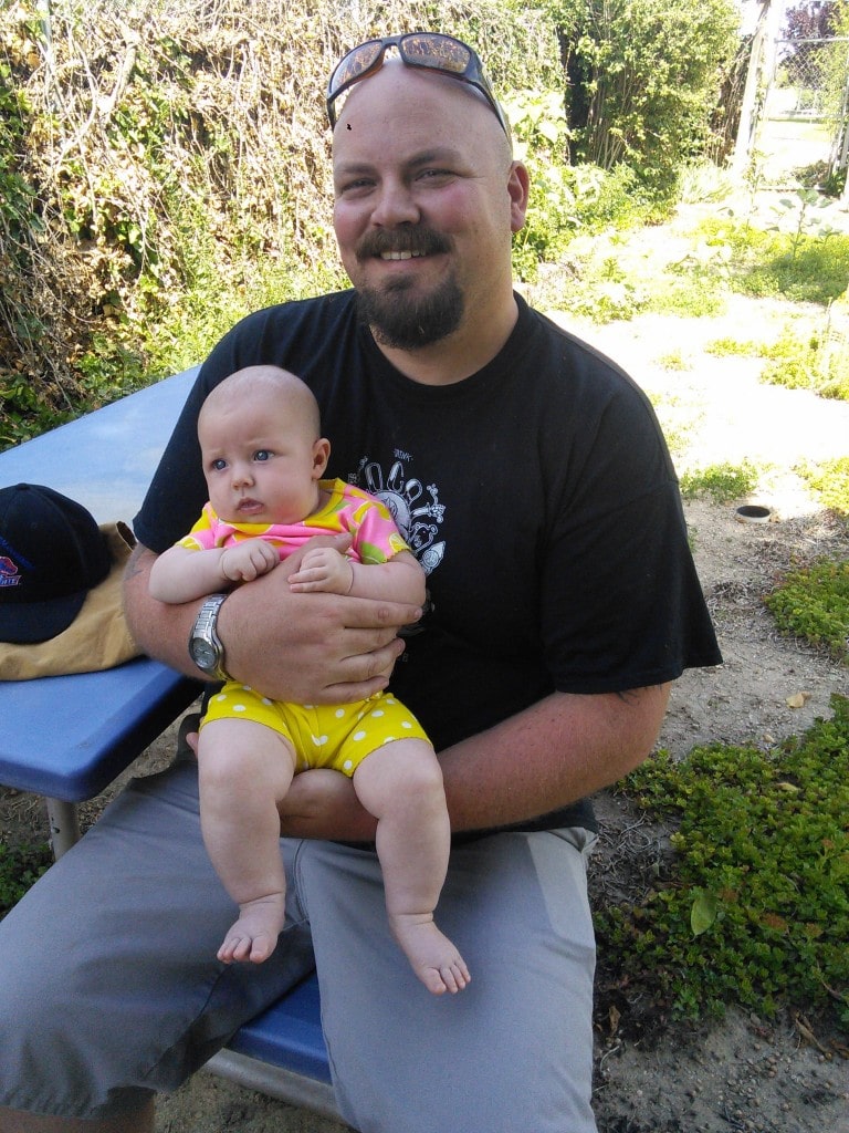 and uncle Nater chilled out for abit with her