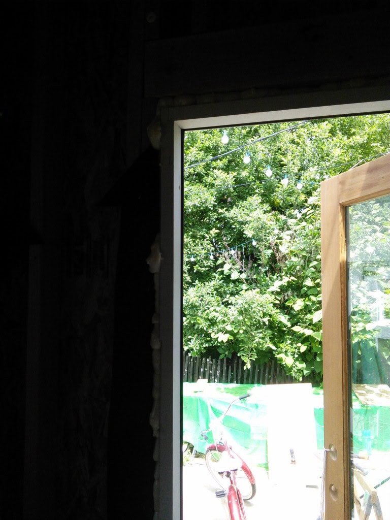 Door foam.