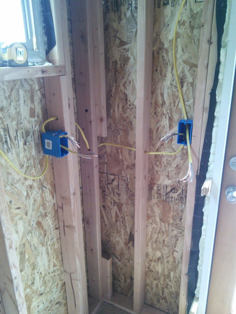 The start of the wiring.