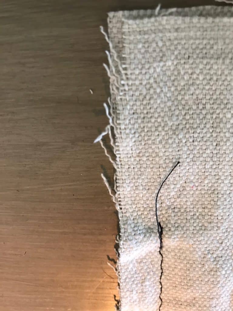 FAUX DROPCLOTH LINEN ROMAN SHADE I www.foodnfabric.com
