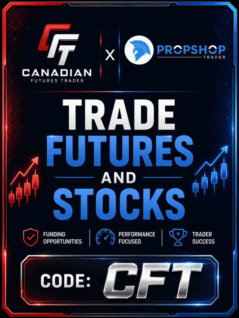 propshop trader futures stock eod swing trading prop firm instant funding review