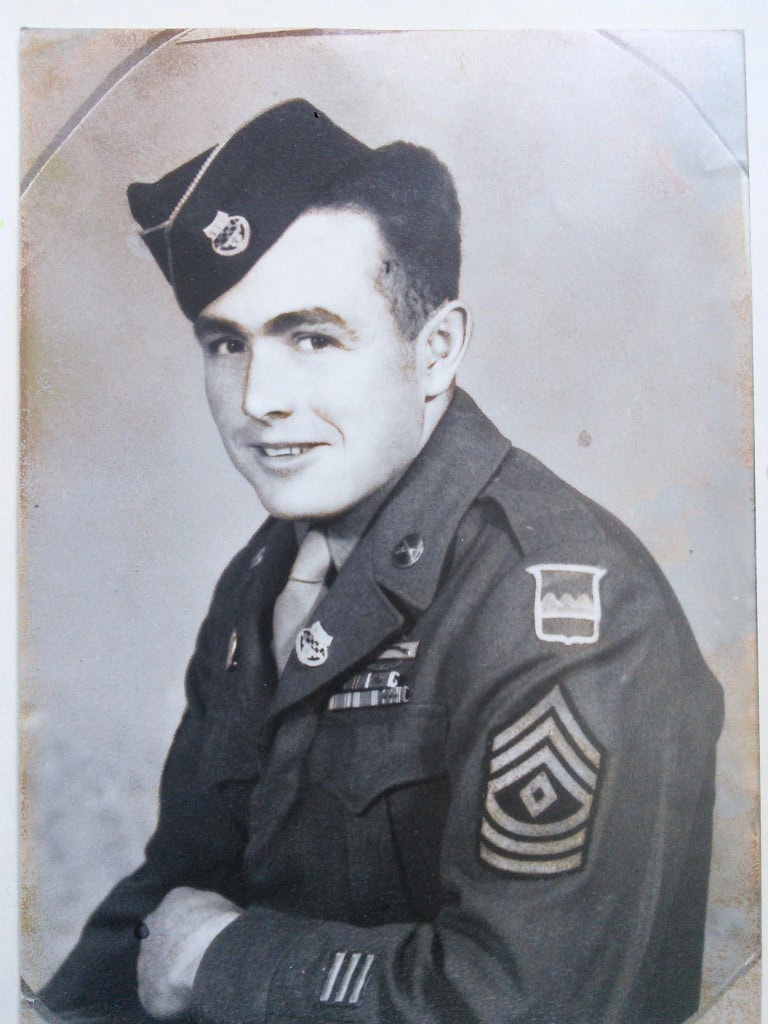 My cousin needed a picture of my grandpa, this is him when he was in the military, he fought in WWII and rescued some Lipizzaner Horses from extinction, he's pretty rad.