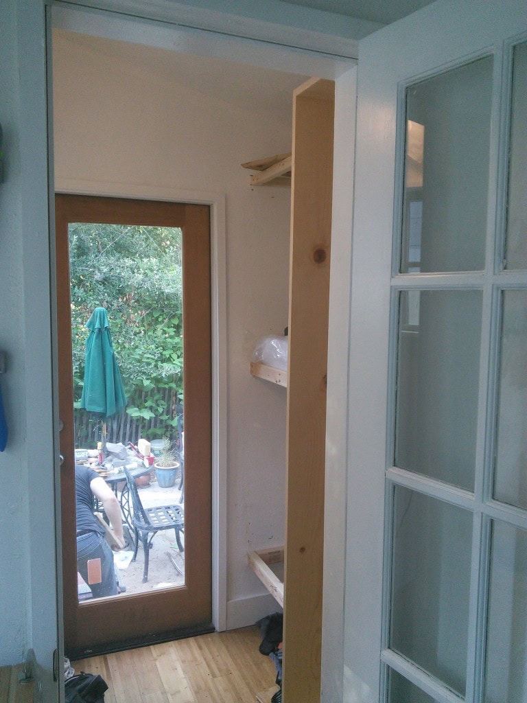 I was concerned I wouldnt be able to peek in the door and see them because the stack may stick out too far but I can, it was a close one :)