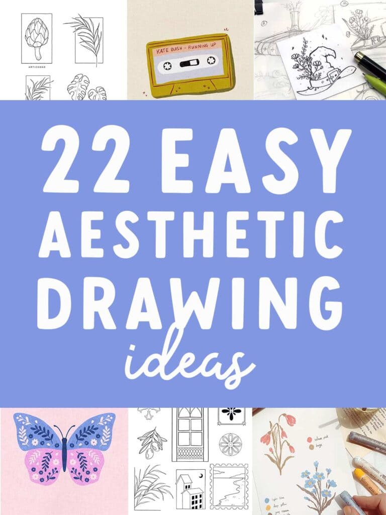 22 Easy, Aesthetic Drawing Ideas You’ll Want to Try Today