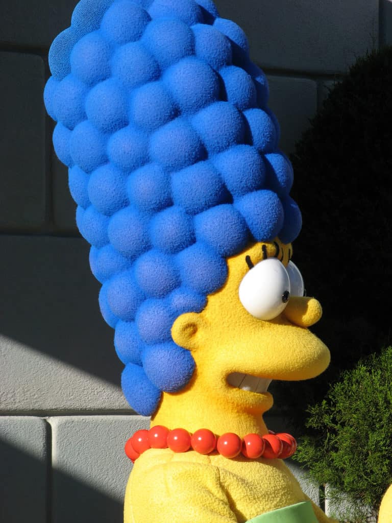 Marge Simpson Blue Hair