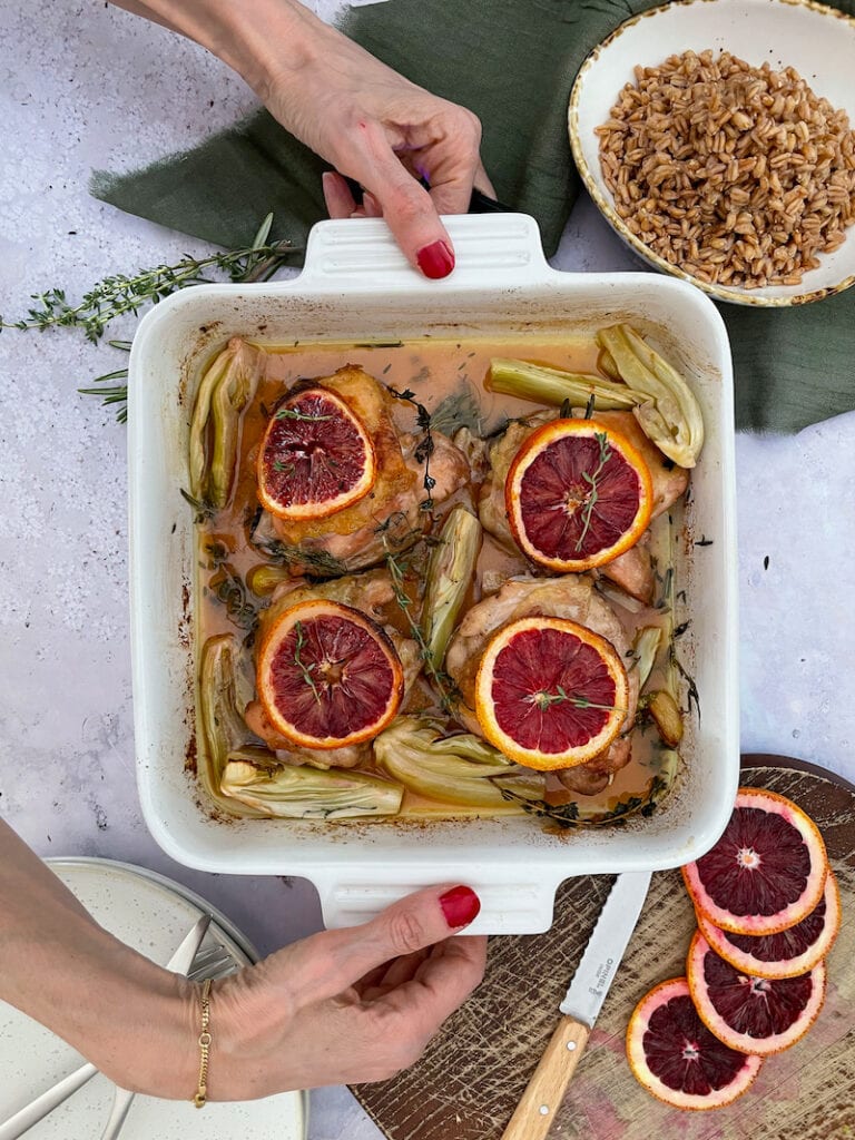 Chicken Thighs with Fennel and Orange recipe