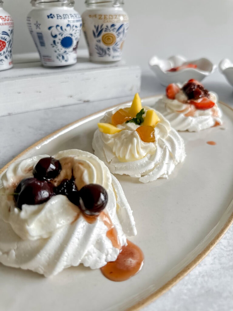 view of mini pavlova