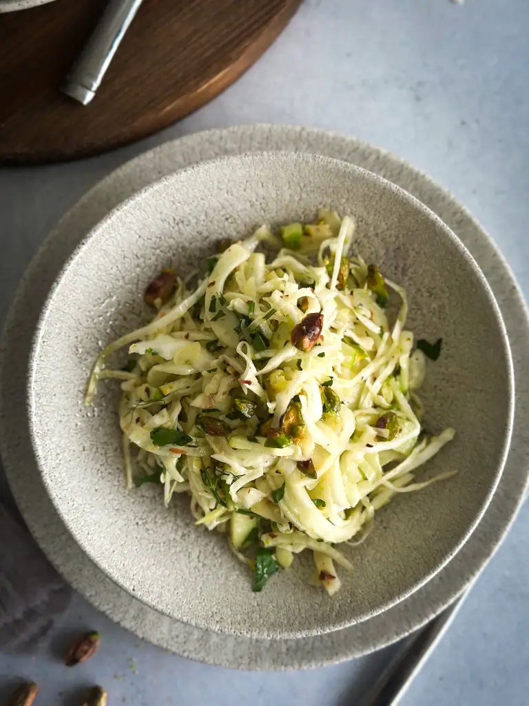 Cabbage Apple Slaw as a side dish