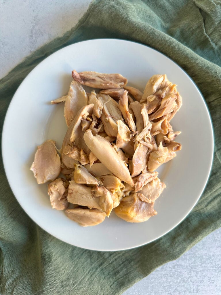boiled chicken