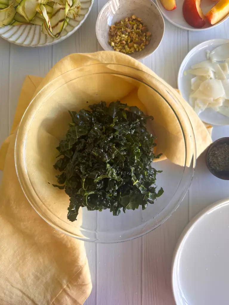Kale as base for the salad