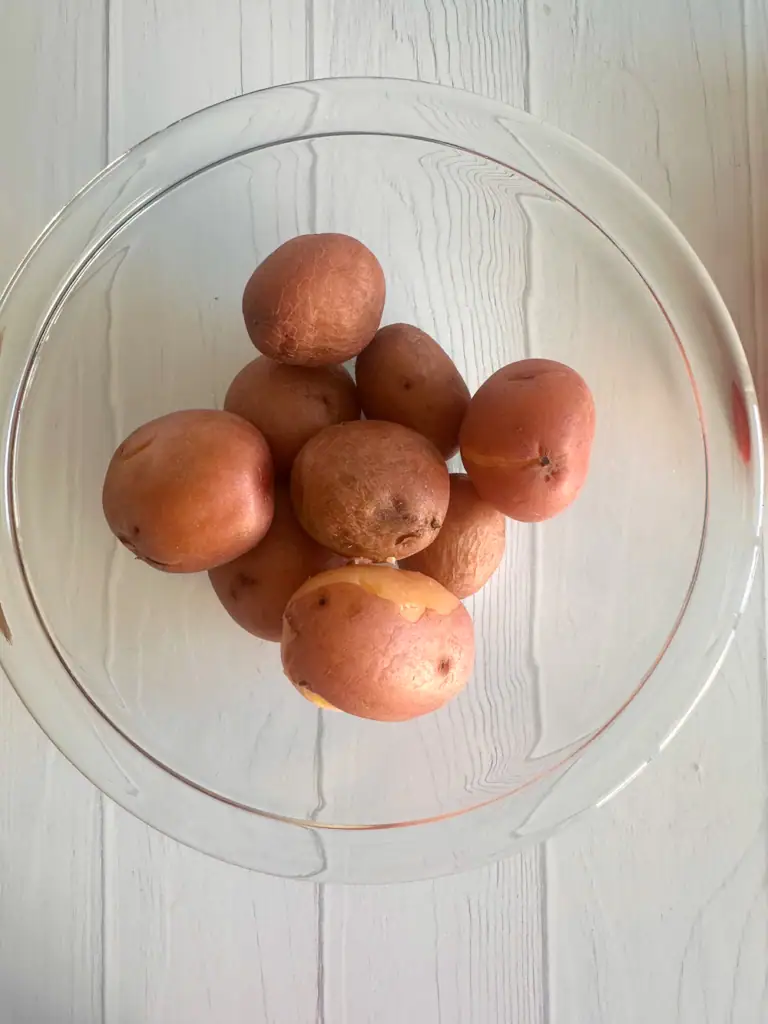Boiled potatoes