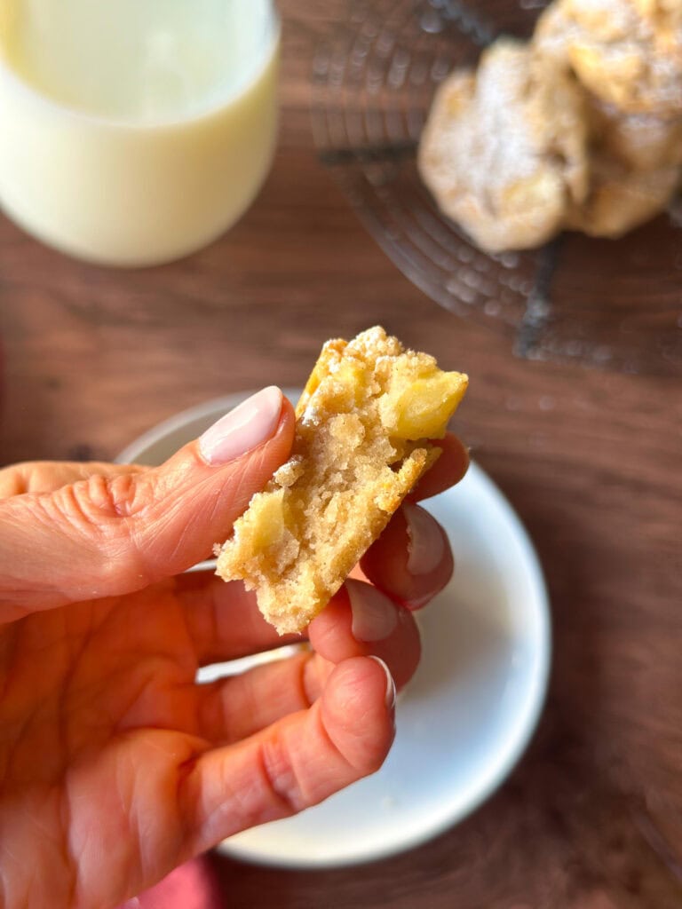 details of cookie in hand