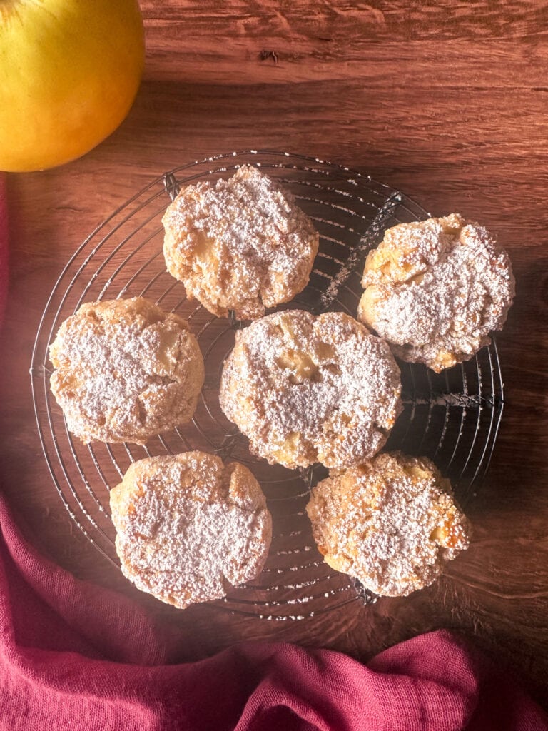 Cookies on a cooling rack