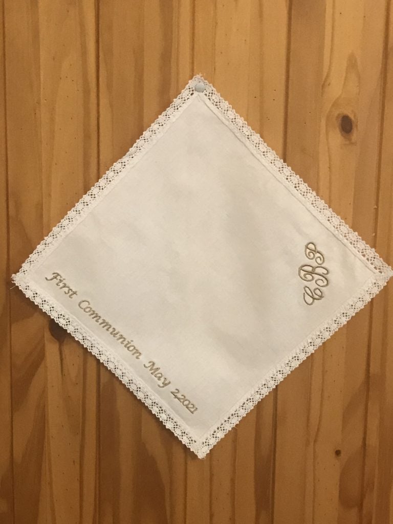 First Holy Communion Handkerchief
