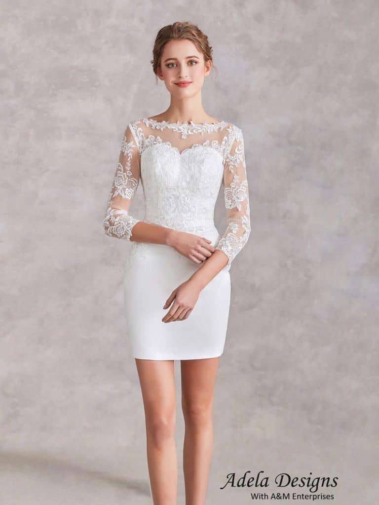 ✓ Vestidos de novia cortos para 2020 y 2021 - Tecnologia en tus Eventos