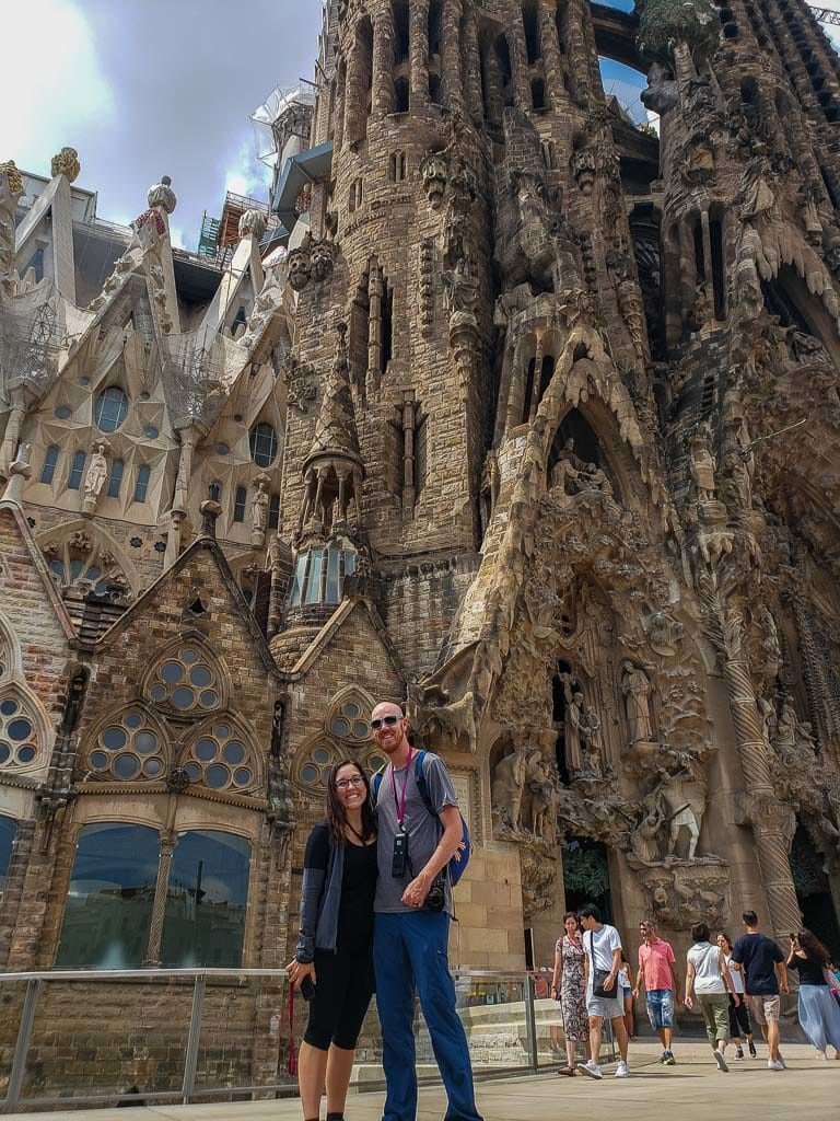 barcelona layover - sagrada familia