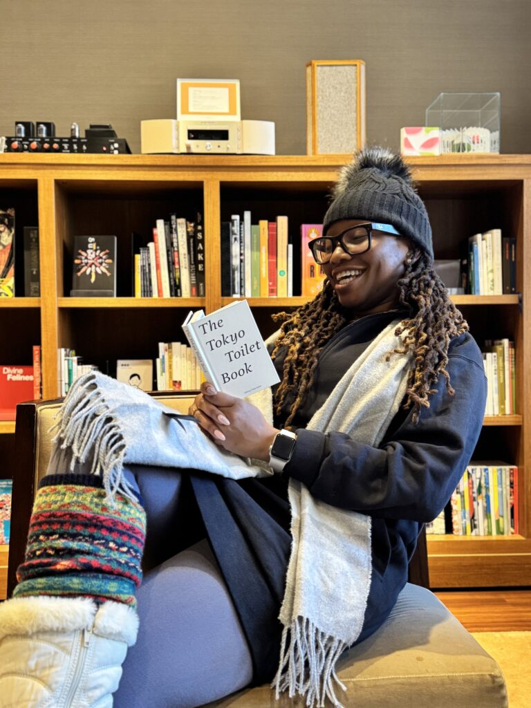 Reading at Shiba Park Hotel Tokyo