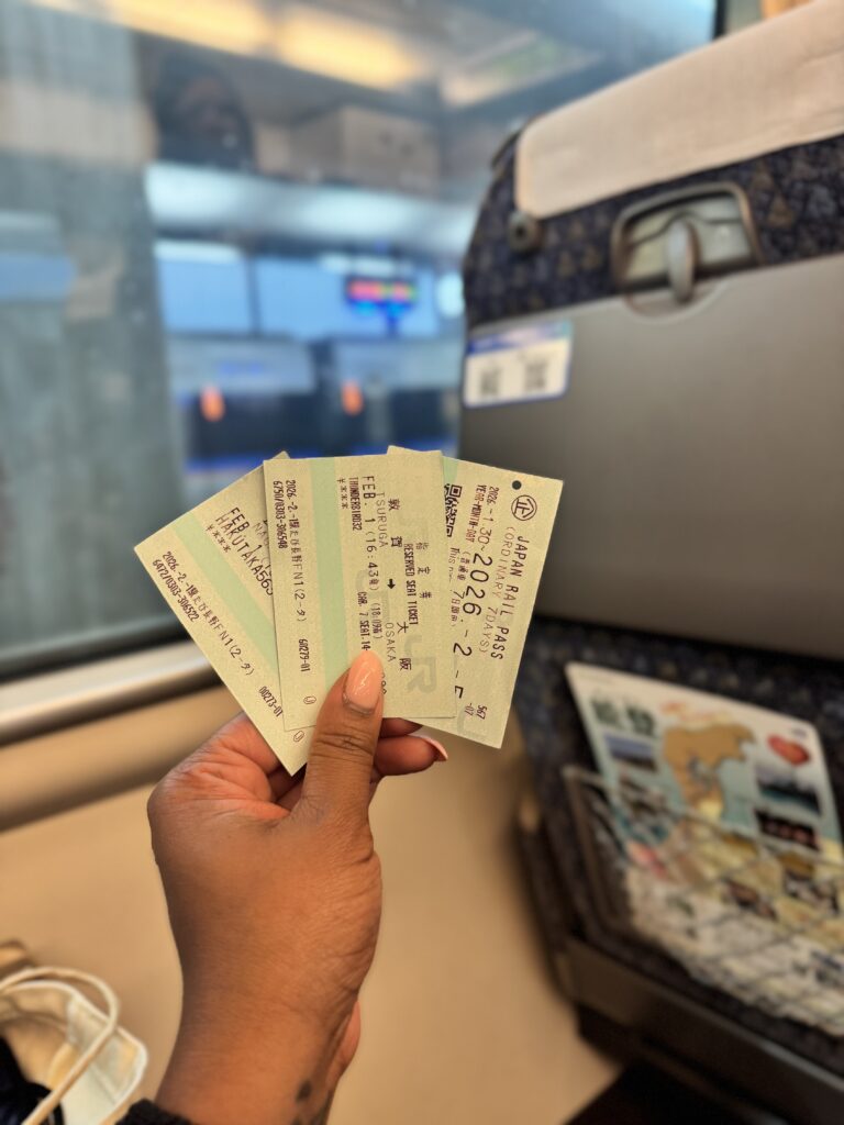 Reserve Seats with Japan Rail