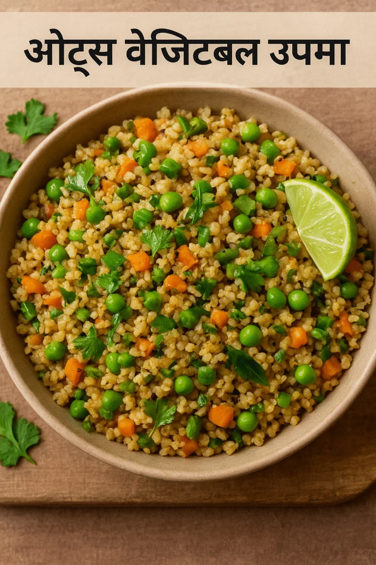 ओट्स वेजिटेबल उपमा- (Oats Vegetable Upma) 7 ओट्स वेजिटेबल उपमा- (Oats Vegetable Upma) 6