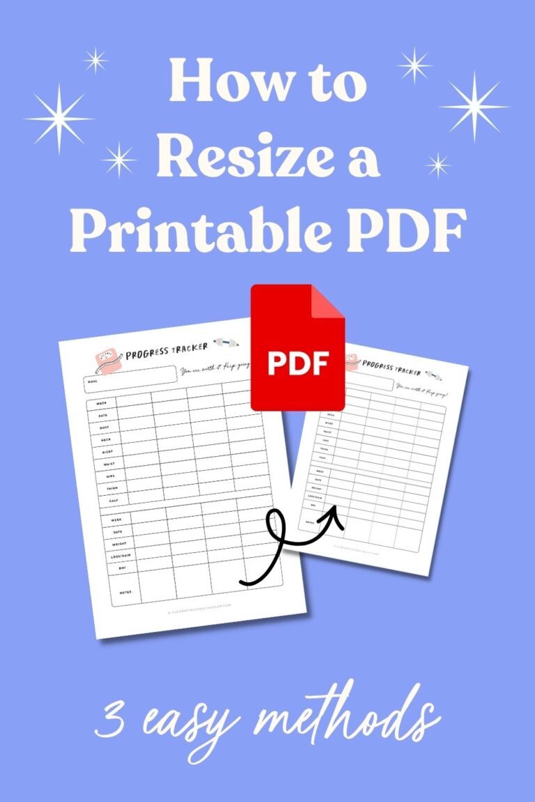 How to Resize a Printable PDF (3 Easy Methods)