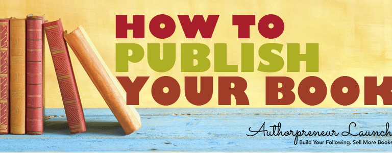 how to publish your book