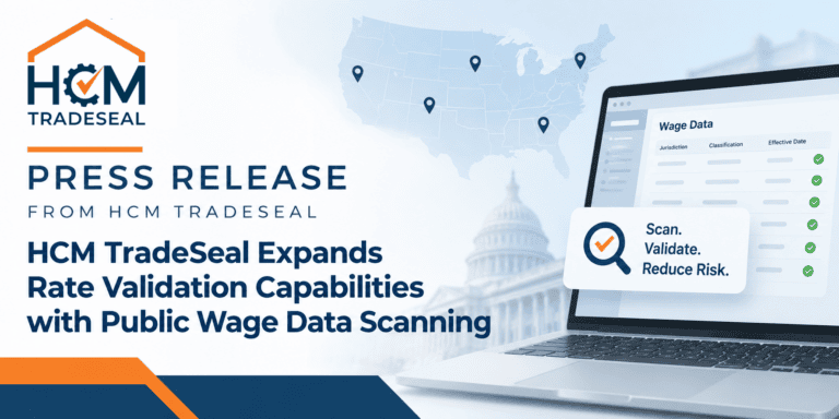 HCM TradeSeal Expands Rate Validation Capabilities with Public Wage Data Scanning