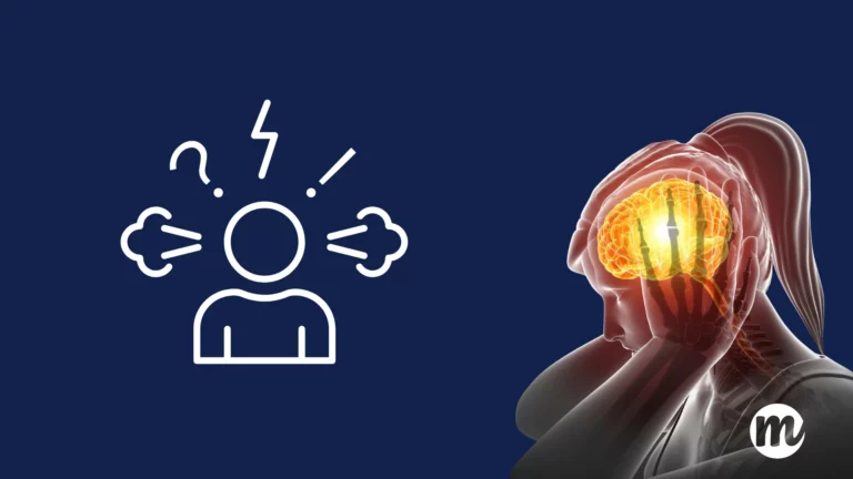 Illustration représentant une personne stressée, avec des signes de gestion du stress difficiles, et une autre personne ressentant une pression intense sur le cerveau. L'image souligne les effets du stress sur le corps et l'importance de la gestion du stress pour préserver le bien-être mental et physique