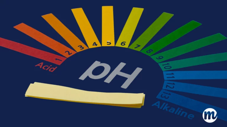 Échelle colorée du pH allant de 1 à 13, illustrant la graduation du pH de l’acide au basique, utile pour comprendre les formules du pH. Cette image permet de visualiser les niveaux de pH d’une solution, qu’il s’agisse de vérifier le pH piscine, de tester un savon pH neutre ou d'expliquer ce qu'est un pH neutre à un élève. Outil visuel essentiel pour explorer les variations de pH dans l'eau, la peau ou les expériences scientifiques simples à la maison.
