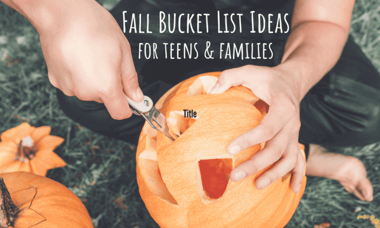 fall bucket list ideas for teens