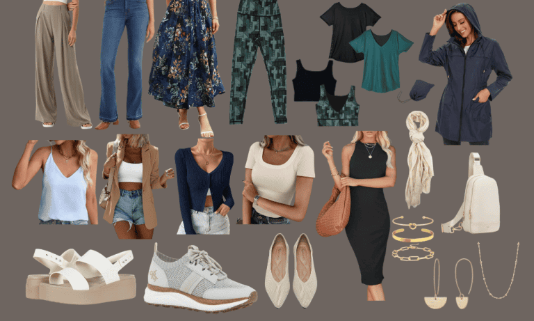 spring travel capsule wardrobe