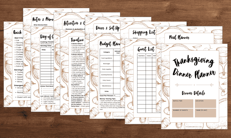 thanksgiving party planner