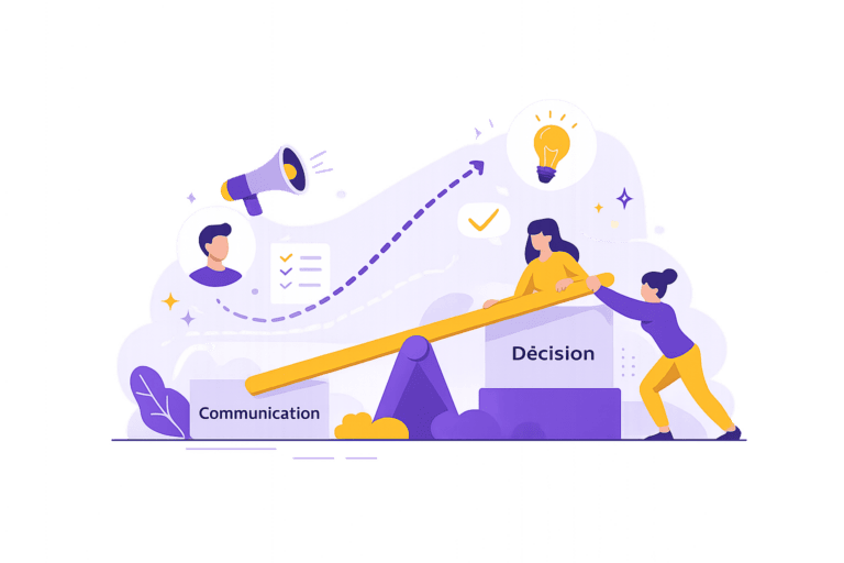 Illustration levier de décision marque employeur recrutement alignement candidats