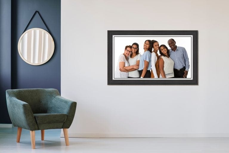 first family photoshoot framed family photo wirral offley photography