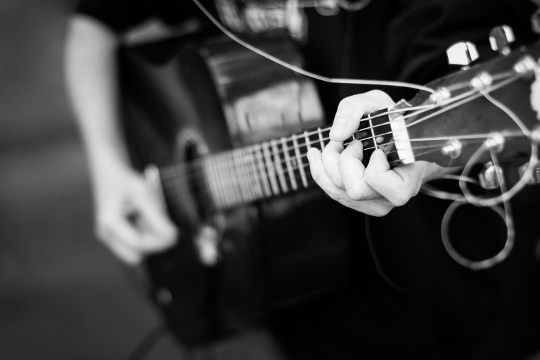 guitar close-up
