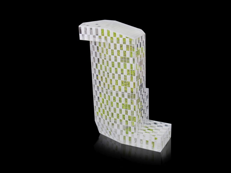 Maquette de concours architecture de la tour de starsbourg XTU au 1/200ème