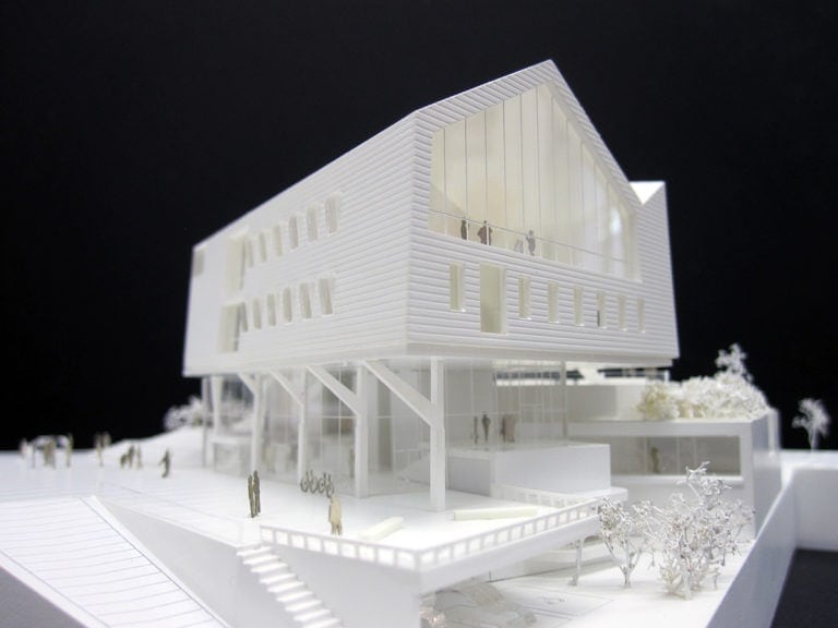 maquette de concours du conservatoire de Quimperlé par Chochon & Pierre + Joulin