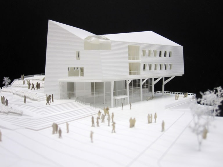 maquette de concours du conservatoire de Quimperlé par Chochon & Pierre + Joulin