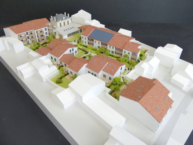 Maquette de la demeure d'IO à Saint-Pierre d'Oléron par Eden promotion