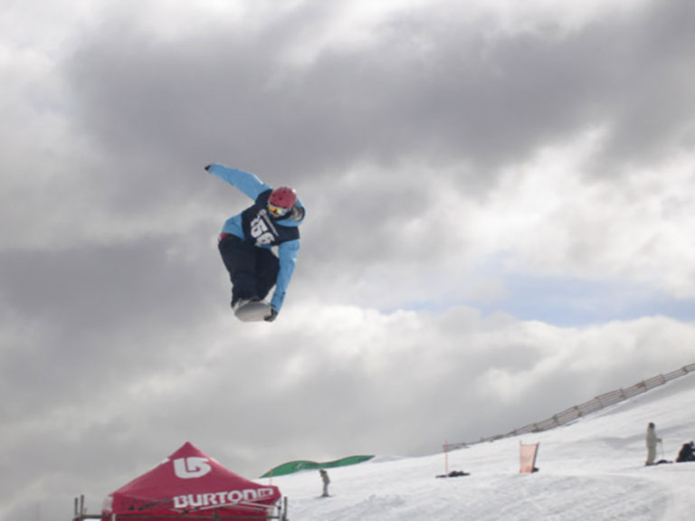 Snowsports photographer at Burton Open, New Zealand