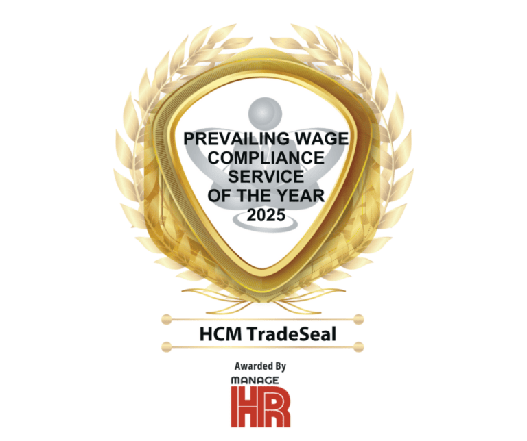 HCM TradeSeal Wins “Prevailing Wage Compliance Service of the Year” as It Redefines Labor Compliance Through Automation