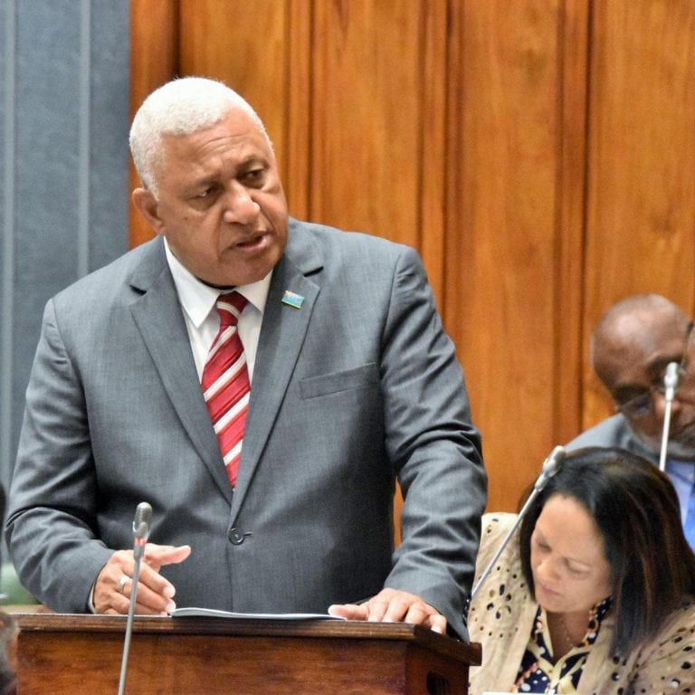 Former Prime Minister of Fiji, Frank Bainimarama