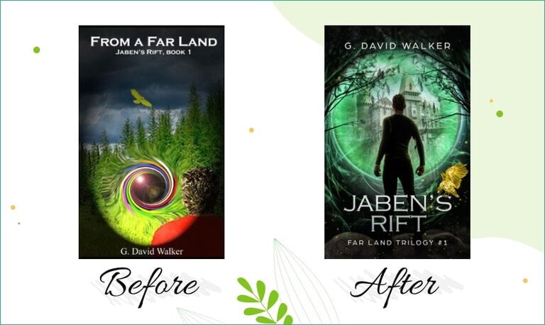 Redesign of "Jaben's Rift" cover