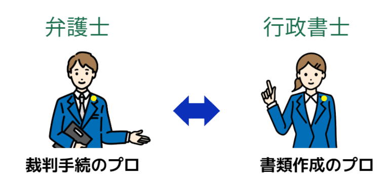 行政書士と弁護士
