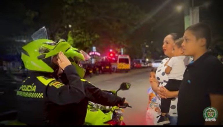 Patrulla de la Policía Nacional de Colombia. EMFAG