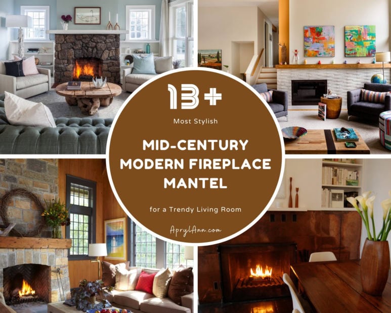 13 Most Stylish Mid Century Modern Fireplace Mantel For A Trendy 13 Most Stylish Mid Century Modern Fireplace Mantel 773x618