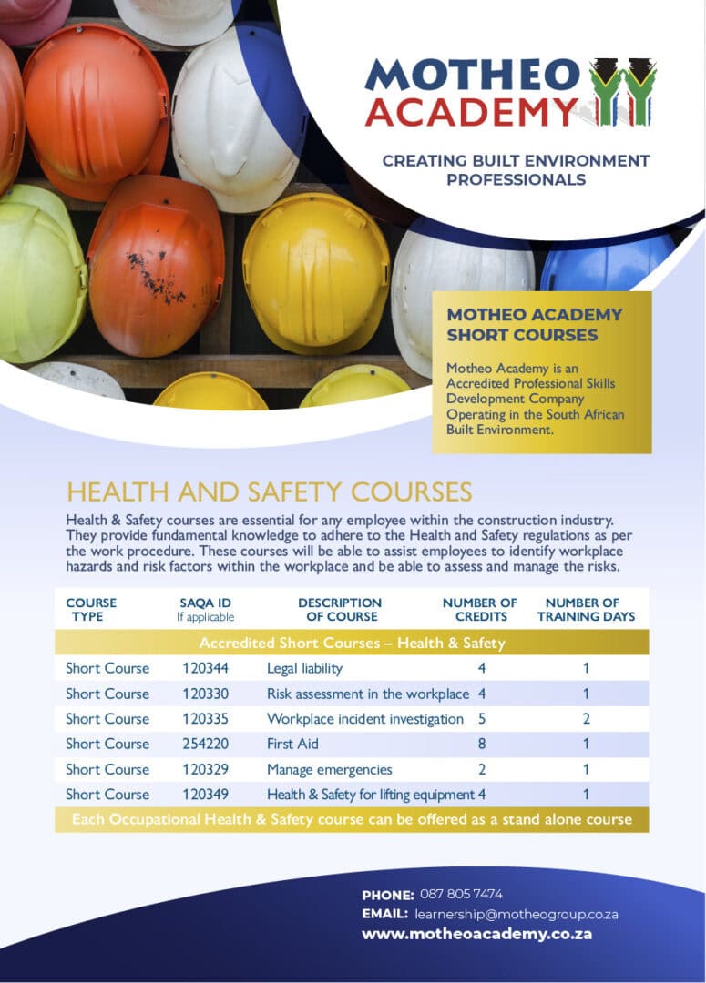 Health and Safety Courses